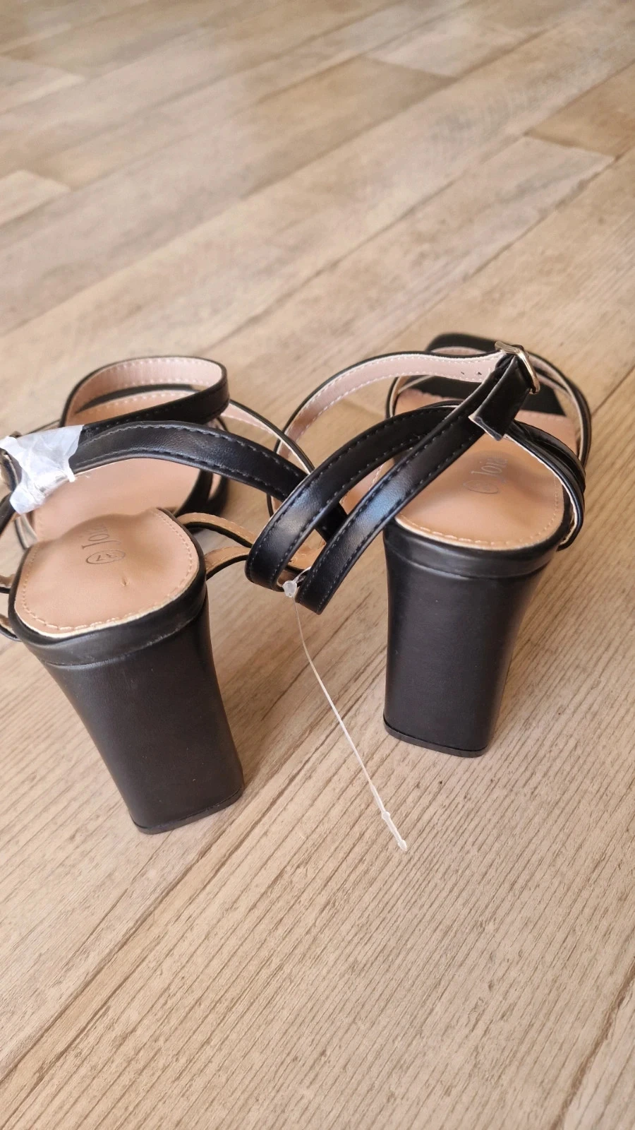 Sandales à talons Joia noires à brides – pointure 37 – photo 4